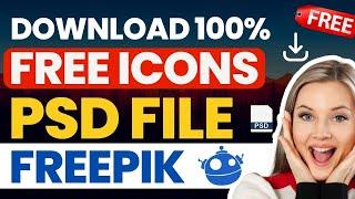 How To Download 100% Free Icons (PSD File)