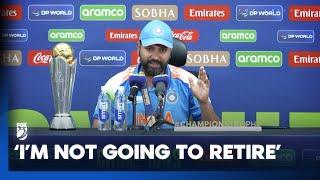 'Make sure no rumours are spread' - Rohit Sharma reflects on Champions Trophy win I Press Conference