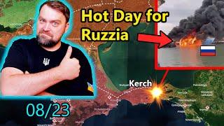 Update from Ukraine | Amazing! Big Kaboom in Kerch | Terrible day for Ruzzia. Kursk operation Update