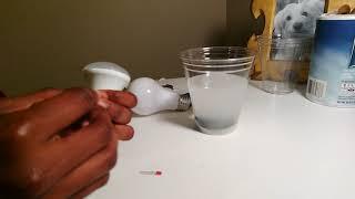 Light Bulb in Salt Water Science Fair Project