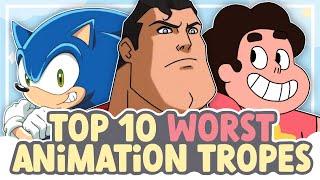 Top 10 WORST Animation Art Tropes (And I Draw Them All) || SPEEDPAINT + COMMENTARY