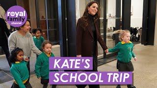 Joyful Princess Kate Joins Children on Visit to National Portrait Gallery