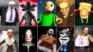 Game Over #37 - Ice Scream 4 - Antarctica 88 - Baldi Granny - Evil Nun - Ayuwoki - Scary Mansion