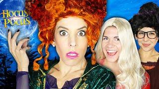 Giant HOCUS POCUS Movie in Real Life to Find Imposter! | Rebecca Zamolo