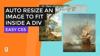 How to Auto Resize an Image To Fit Inside a Div While Maintaining Size Ratio