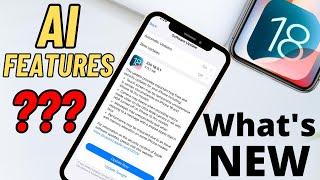 IOS 18.0.1 Is Here! What's New? Are AI Features Available?