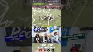 NFL Vets HYPE At High School Highlight Tape: WEEK 3 WINNER #nfl #shorts #highlights #football