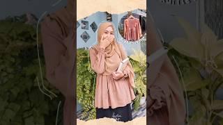 Simple Blouse for Your Simple Look️ #ootdhijab #outfitideas