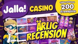 Jalla Casino - Ärlig Recension!(Bonus: 200 Free Spins)