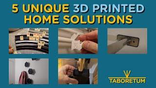 5 Unique 3D Printed Home Solutions You Need to See!