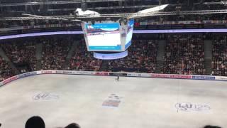 Yuzury Hanyu new world record from start to standing ovation - world champion, Helsinki 2017