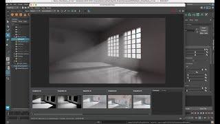 Maya: Create Light Coming through Windows