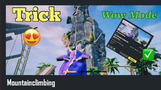 Mountain Climbing Parkour Mode Pubg Mobile | Mountainclimbing  wow mode tips & trick | Parkour mode