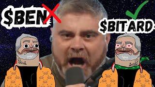 Ben Armstrong's $BEN token sucks.. LFG $BITARD! New Solana MEMEMECOIN!