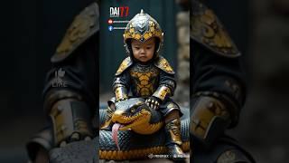 Teenager and Giant Snake Warrior Armor Battle | #DocumentsAI77 #SnakeWarrior