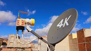 How to convert LNB to antenna for terrestrial channels TNT and satellite SAT