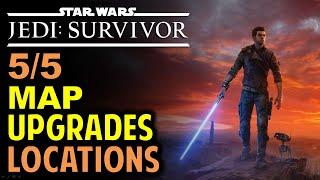 How to Unlock All Collectible Locations on Map: All 5 Map Upgrades | Star Wars Jedi: Survivor