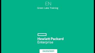 HPE Greenlake Training