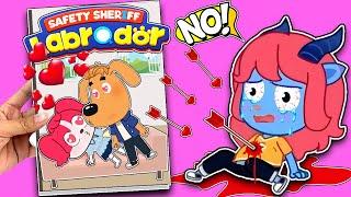 Sheriff Labrador Adultery Secret | Make Quiet Book Sheriff Labrador ️DIY Paper