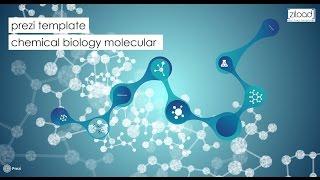 Prezi template for Biology, chemical or molecular presentation