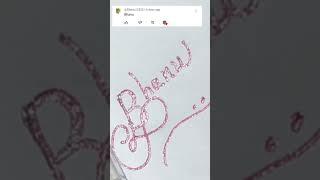 requested video from subscribers ️#bhanu #viralvideo #nameart #calligraphymasters #art