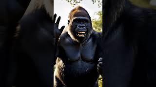 Jungle News: Gorilla Wants 1M Subs!#funny #wildlifeentertainment #gorilla