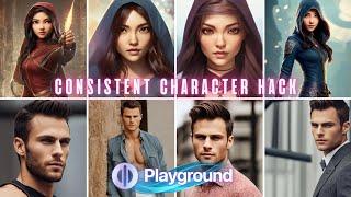 Playground AI Consistent Character Hack No Training Required