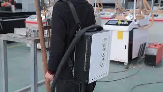 JNCT Laser -- backpack style pulse laser cleaning machine
