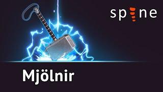 Spine 2D Tutorial: [Stream] Animating Mjölnir | VFX