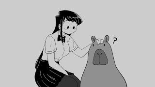 komi x capibara#komisan oppai