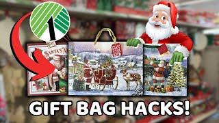 Grab Dollar Tree Gift Bags*High End Christmas DIYs