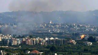 Smoke billows following Israeli strikes near south Lebanon's Tyre | AFP