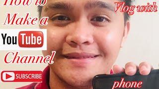 Paano:Mag Vlog sa phone|paano gumawa ng youtube channel | AKO SI MD VLOGS