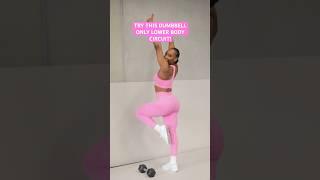 TRY THIS DUMBBELL LOWER BODY CIRCUIT!