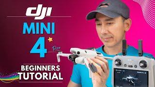 DJI MINI 4 PRO TUTORIAL: How to Setup and How to Fly