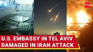 Iran’s FIRST ‘Direct Attack’ On US; American Embassy In Tel Aviv Damaged Amid Massive Blasts