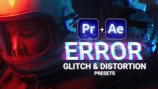 ERROR - Free Glitch & Distortion Presets for Premiere Pro & After Effects