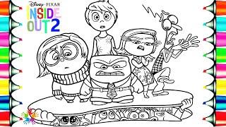 Inside Out 2 Coloring Pages / How to Color All the main Characters / NCS Music