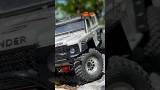 1:35 scale rock crawler defender 90 on rocks ! Orlandoo Hunter OH35A01 ultra4 replica #crawlerrc