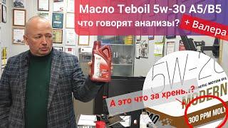 Анализ масла Teboil Diamond FS 5w-30 с Валерой и пару слов про молибден