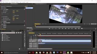 How to rotate video in Adobe Premiere Pro cs6