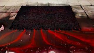 A carpet flowing with unprecedent color! Satisfying carpet cleaning ASMR