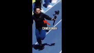 Cameraman Runs Faster Than The Athletes!