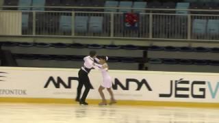 2016 Santa Claus Cup: Zhasin DIMITROVA / Maksim DIMITROV (BUL) - ID Basic Novice, American Waltz