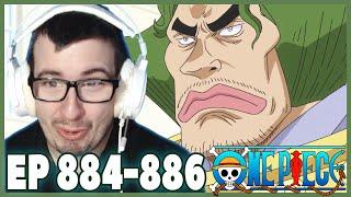 WHAT A DEVELOPMENT! THIS IS PEAK WRITING! ONE PIECE EPISODES 884-886 REACTION! (REDIRECT LINK)