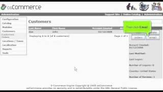 Send email to your customers in osCommerce store