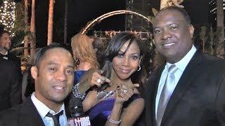 HOLLY ROBINSON PEETE & RODNEY PEETE w/ TYRONE TANN - MovieGuide Awards 2014