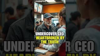 Undercover CEO Orders at His Own Fast Food, What the Cashier Says Shatters Him #heartwarmingstories
