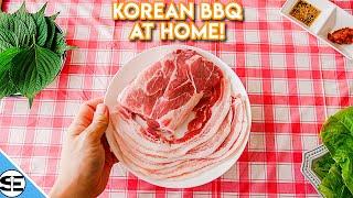 Here's how to have amazing Korean BBQ at home! This samgyupsal recipe will make you a HERO!