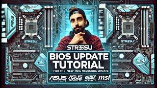 TUTORIAL UPDATE BIOS ASUS GIGABYTE MSI INTEL MICROCODE GEN 13 14